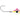 Rapala 1/4oz Sleek Jighead (Pink Fire UV)