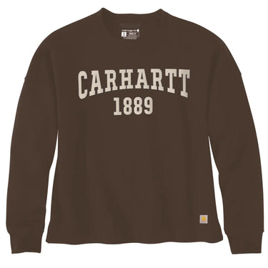 Carhartt Women's Loose Fit Midweight Graphic Sweatshirt (Black) Size XL