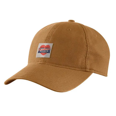 Carhartt Women's Heart Patch Canvas Hat (Carhartt Brown)