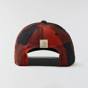 Carhartt Men's Flannel Cap (Red/Black)