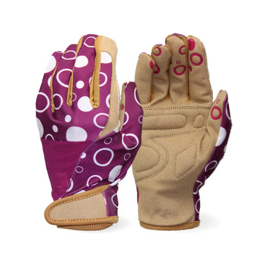Unlined Women's Synthetic Leather Palm Glove Size S