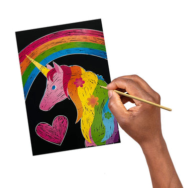 Ooly Magical Unicorn Scratch and Scribble Scratch Art Kit