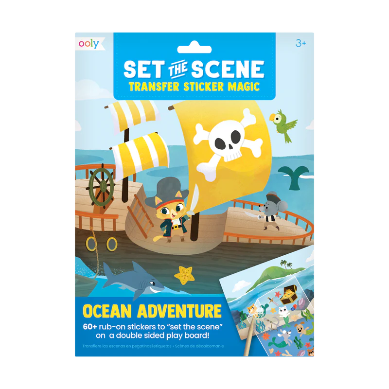 Load image into Gallery viewer, Ooly Set The Scene Transfer Stickers Magic - Ocean Adventure
