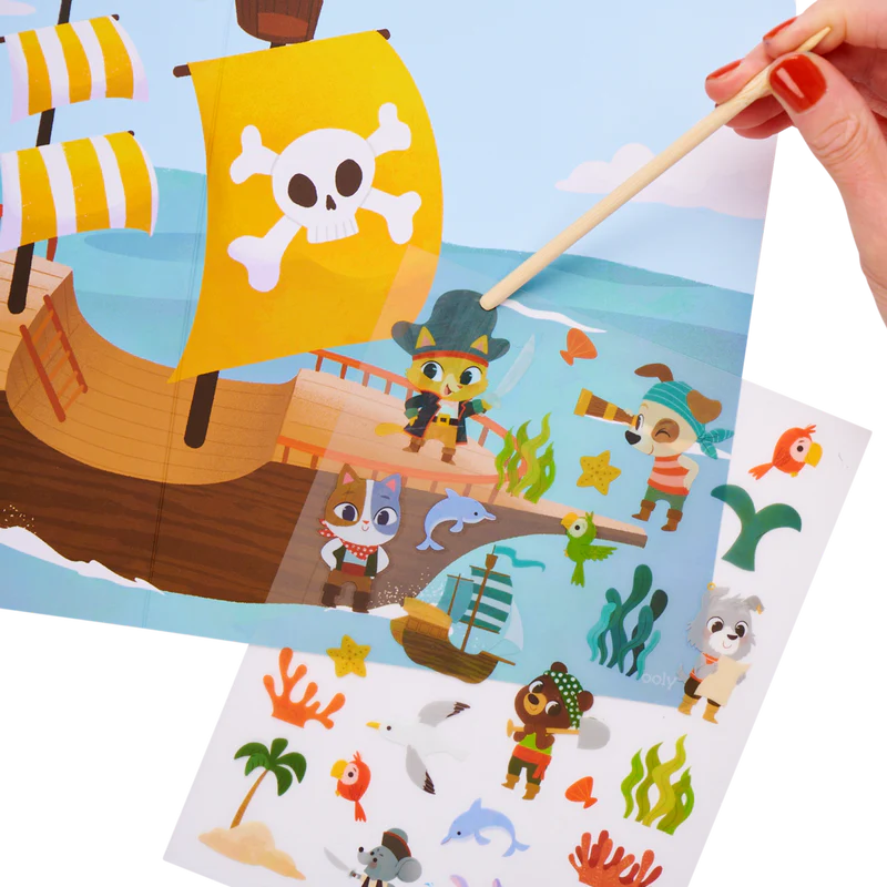 Load image into Gallery viewer, Ooly Set The Scene Transfer Stickers Magic - Ocean Adventure
