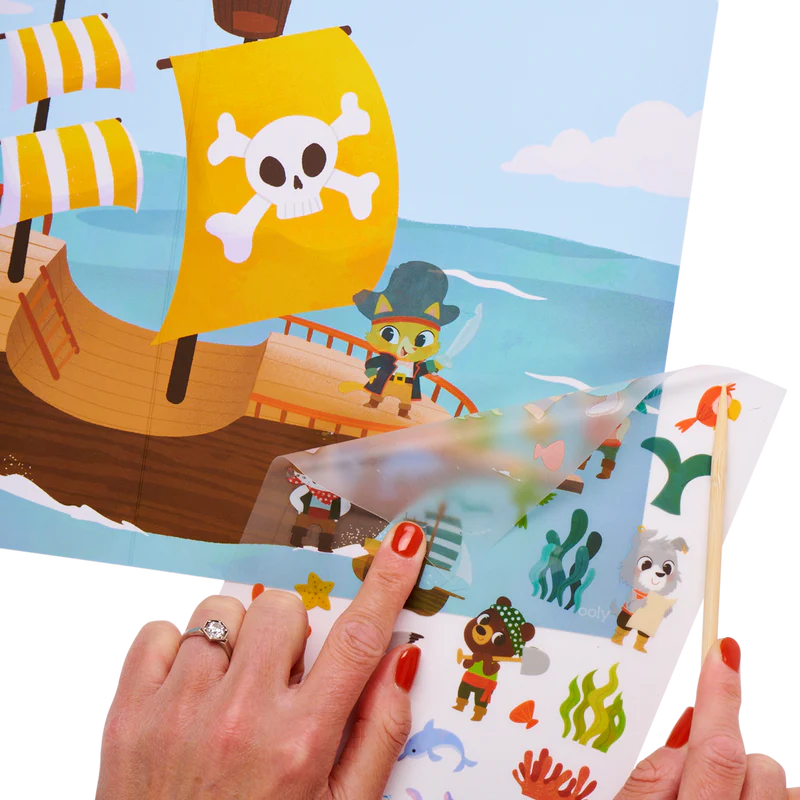 Load image into Gallery viewer, Ooly Set The Scene Transfer Stickers Magic - Ocean Adventure
