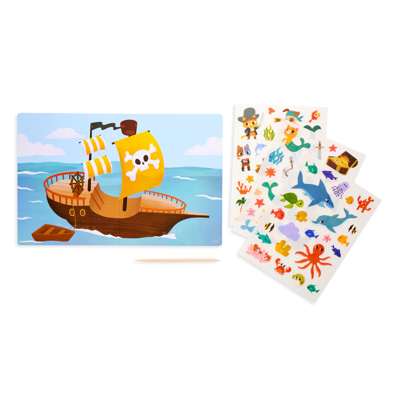 Load image into Gallery viewer, Ooly Set The Scene Transfer Stickers Magic - Ocean Adventure
