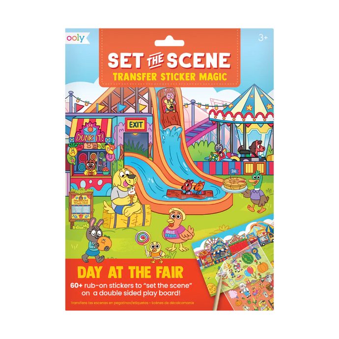 Ooly Set The Scene Transfer Stickers Magic - Day At The Fair