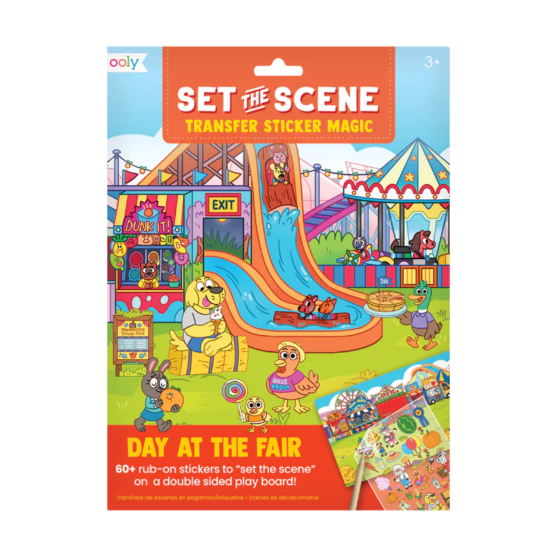 Load image into Gallery viewer, Ooly Set The Scene Transfer Stickers Magic - Day At The Fair
