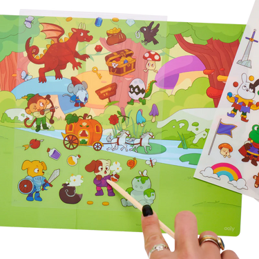 Ooly Set The Scene Transfer Stickers Magic - Magical Forest