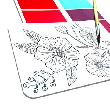 Ooly Scenic Hues Water Color Art Kit - Flowers and Gardens