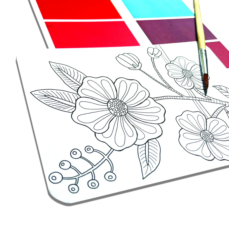 Load image into Gallery viewer, Ooly Scenic Hues Water Color Art Kit - Flowers and Gardens
