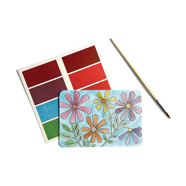 Ooly Scenic Hues Water Color Art Kit - Flowers and Gardens