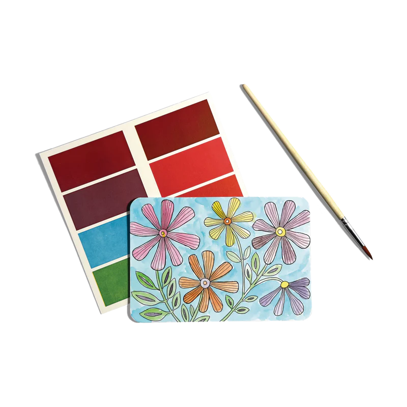 Load image into Gallery viewer, Ooly Scenic Hues Water Color Art Kit - Flowers and Gardens
