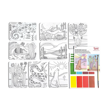 Ooly Scenic Hues Water Color Art Kit - Desert Getaway