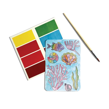 Ooly Scenic Hues Water Color Art Kit - Ocean Paradise