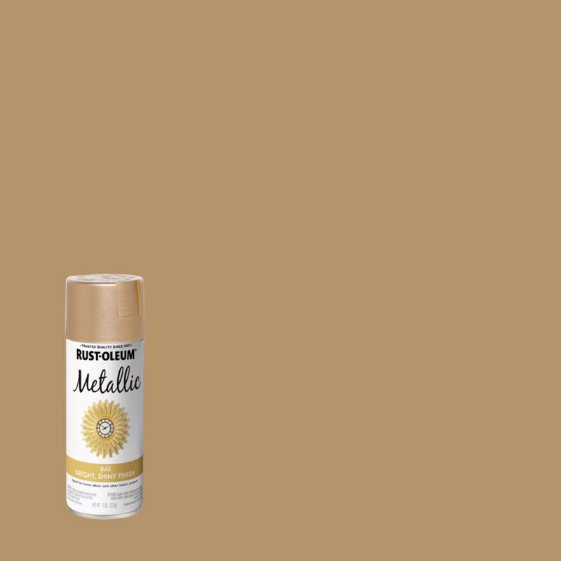 Load image into Gallery viewer, Rust-Oleum Specialty Metallic Gold Metallic Spray Paint 11 oz
