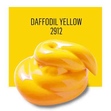 Plaid FolkArt Satin Daffodil Yellow Hobby Paint 2 oz