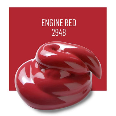Plaid FolkArt Satin Engine Red Hobby Paint 2 oz