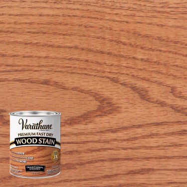 Varathane Semi-Transparent Traditional Cherry Oil-Based Urethane Modified Alkyd Fast Dry Wood Stain 1qt