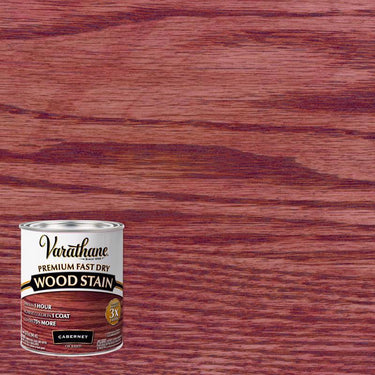 Varathane Premium Semi-Transparent Cabernet Oil-Based Urethane Modified Alkyd Fast Dry Wood Stain 1qt