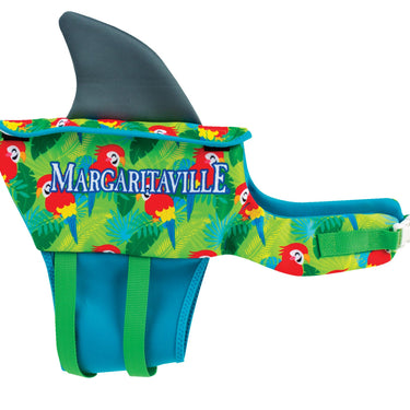 Margaritaville Pet Nylon Life Vest, Small, Green