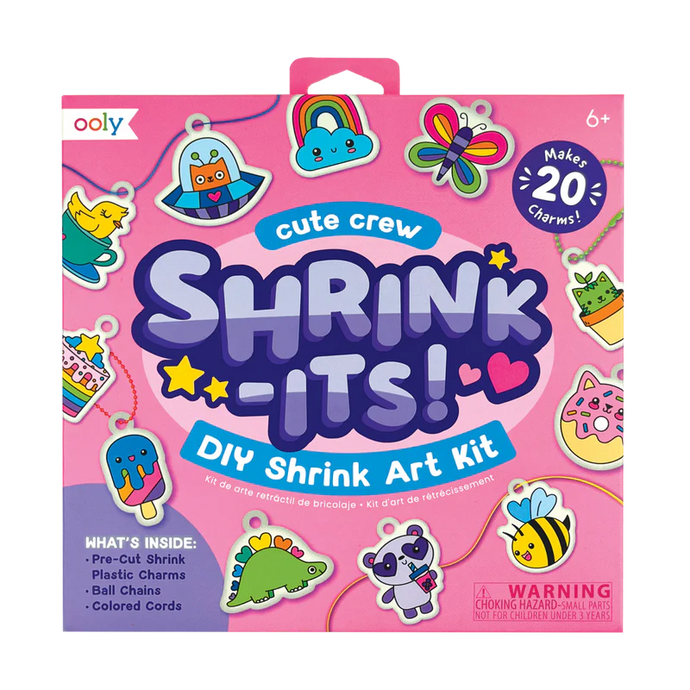 Ooly Cute Crew Shrink-Its! DIY Shrink Art Kit