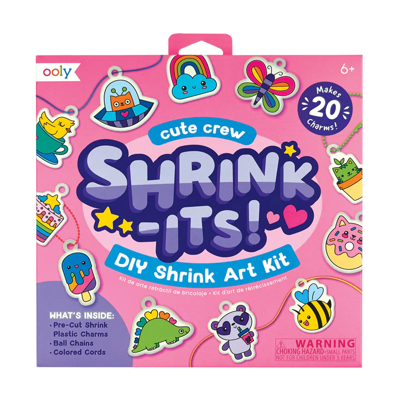 Load image into Gallery viewer, Ooly Cute Crew Shrink-Its! DIY Shrink Art Kit
