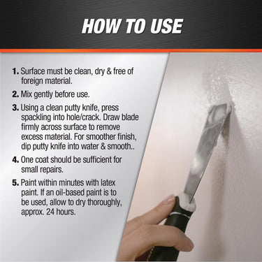 DAP Fast 'N Final Ready to Use White Lightweight Spackling Compound 1 gal