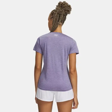Under Armour UA Tech™ Twist Women's V-Neck Short Sleeve (Purple Luxe/White) Size M