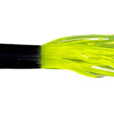 Big Bite Baits Crappie Tube 1.5" Black/Chartreuse
