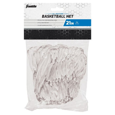 Franklin Sports White Basketball Net 12 Loop