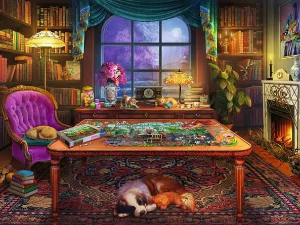 Load image into Gallery viewer, Jigsaw Puzzle Puzzler&#39;s Place - 750 Pieces
