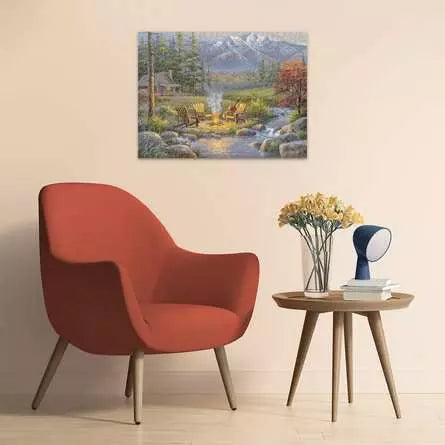 Load image into Gallery viewer, Jigsaw Puzzle Riverside Livingroom - 750 Pieces
