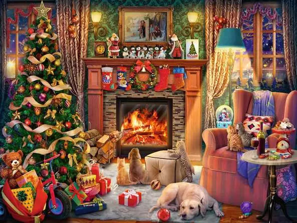 Load image into Gallery viewer, Jigsaw Puzzle Christmas Eve - 1500 Pieces
