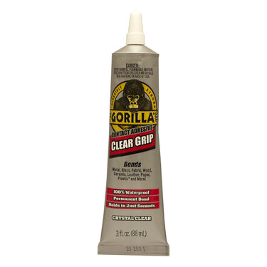 Gorilla Clear Grip High Strength Clear Contact Adhesive 3 oz