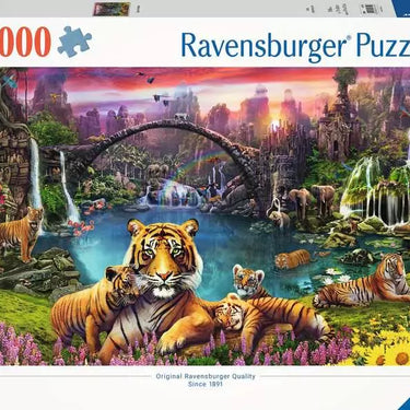 Jigsaw Puzzle Tigers in Paradise - 3000 Pieces Puzzle