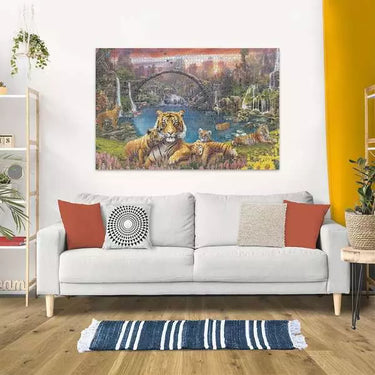Jigsaw Puzzle Tigers in Paradise - 3000 Pieces Puzzle