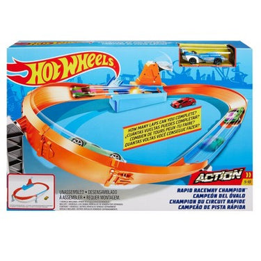 Hot Wheels Rapid Raceway Champion Play Set