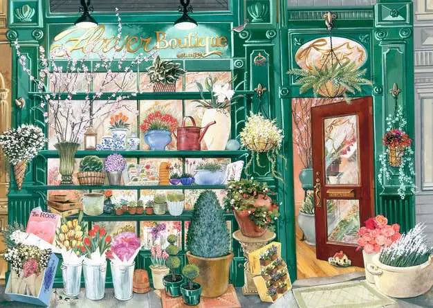 Load image into Gallery viewer, Jigsaw Puzzle Flower Shop - 300 Pieces
