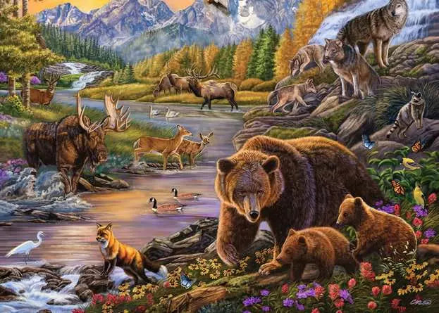 Load image into Gallery viewer, Jigsaw Puzzle Wilderness - 500 Pieces
