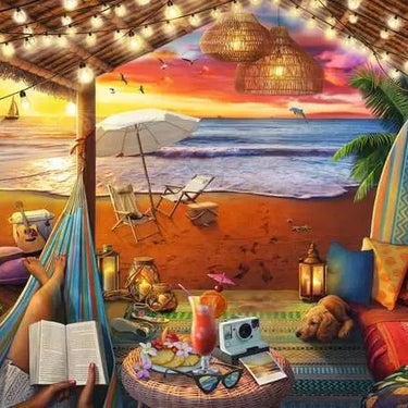 Jigsaw Puzzle Cozy Cabana - 500 Pieces Puzzle