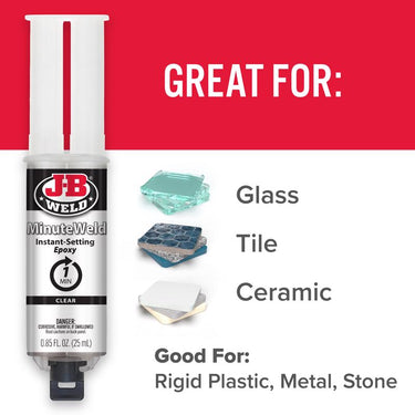 J-B Weld MinuteWeld High Strength Automotive Epoxy Gel 0.85 oz