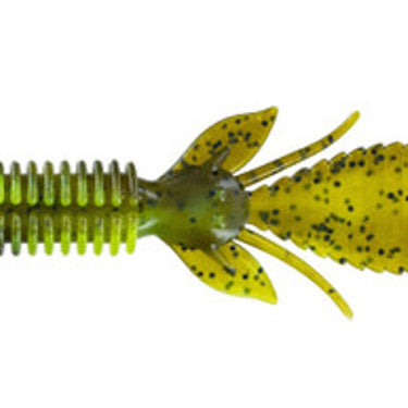 Big Bite Baits BFE 4.5" Green Pumpkin/Chartreuse Swirl