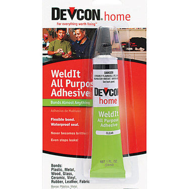 Devcon Weldit High Strength Clear All Purpose Adhesive 1 oz