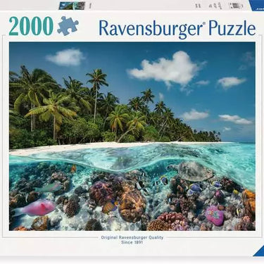 Jigsaw Puzzle A Dive in the Maldives - 2000 Pieces Puzzle
