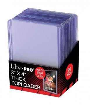 Ultra PRO Toploaders 3" x 4" 55 PT 25 CT