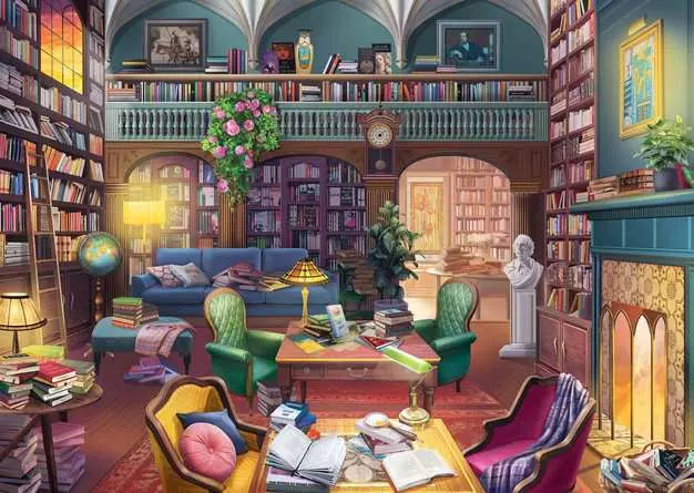 Load image into Gallery viewer, Jigsaw Puzzle Dream Library - 500 Pieces
