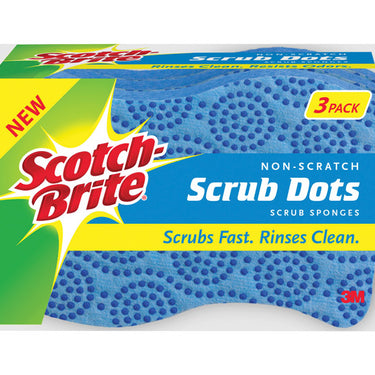 Scotch-Brite Non-Scratch Sponge For Multi-Purpose 2.6 in. L 3 pk