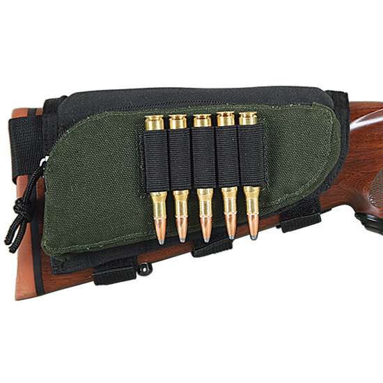 Allen Buttstock Shell Holder w/ 5 Round Pouch