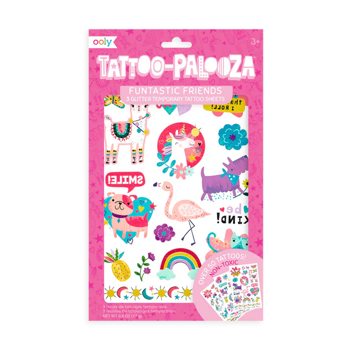 Ooly Tattoo-Palooza Temporary Tattoos - Funtastic Friends